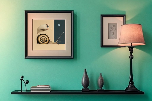 *** Unique Edition. *** High-Quality Giclée***. Monsieur Escargot and the Duality of Becoming ***