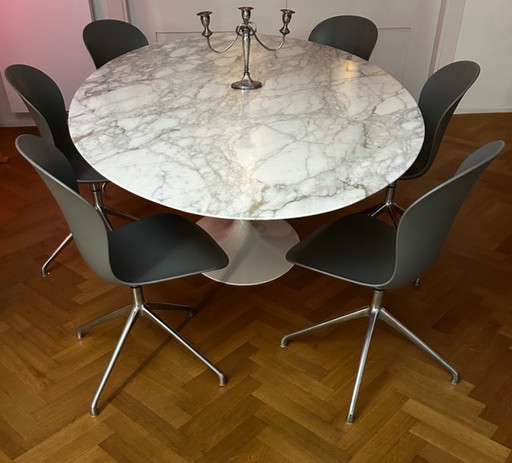 6 chaises pivotantes Bo Concept Adelaide