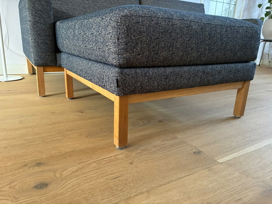 Bolia North Divano 3 Posti Blu Con Pouf – Divani 3 posti, Textile, Wood (photo 3 of 4)