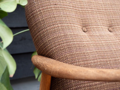 Mid-Century | Bovenkamp Deense Design Bank | Vintage Bruin – 2 zitsbanken, Textile (photo 2 of 7)
