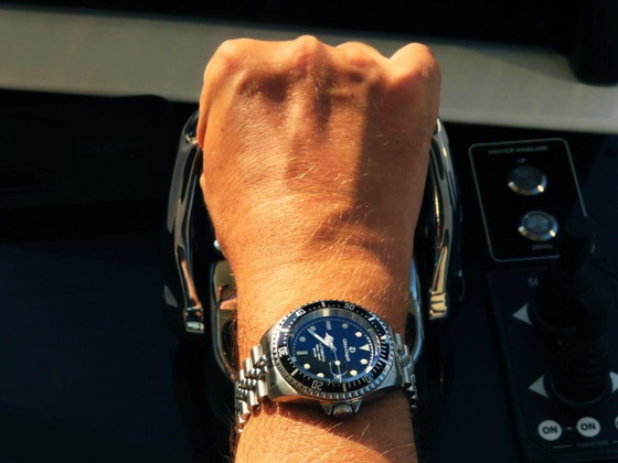 Image 1 of Giren Dupre orologio automatico Subacqueo Diver 44mm acciaio 300mt WR