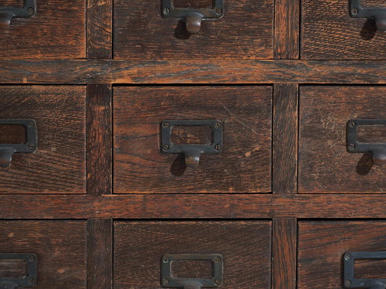 Credenza farmacia giapponese antica kusuri tansu - Periodo Taishō / Showa (ca.) #95 – Credenze, Iron (photo 40 of 40)