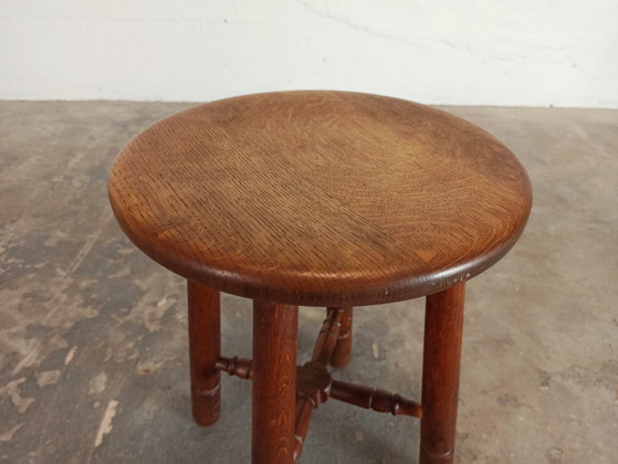 Image 1 of Vintage wooden stool 