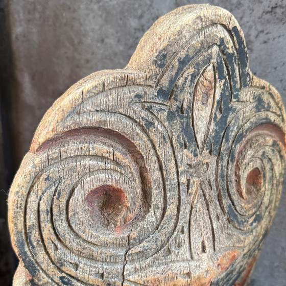 Image 1 of Carved Singa panel - Batak, North Sumatra, 1950s-70s