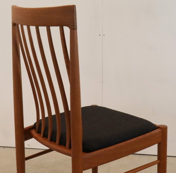 Image 1 of Lot de 4 chaises de salle à manger Bramin rembourrées vintage