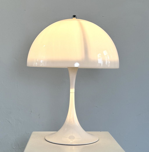GROSSES MODELL PANTHELLA 'MUSHROOM' TISCHLEUCHTE VON VERNER PANTON FÜR LOUIS POULSEN, DÄNEMARK, 1971