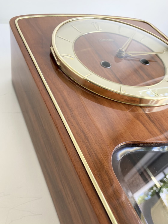 Image 1 of Vintage Kieninger wall clock - mechanical - 1950s/60s