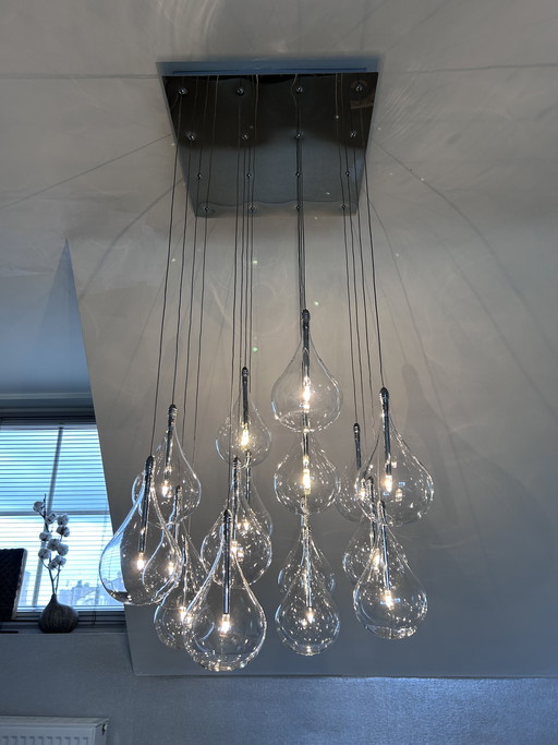Suspension en verre soufflé Collection Alma Light Drop