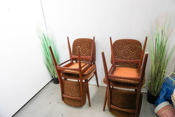 Image 1 of 4x sedie da pranzo vintage Louis Van Teeffelen Webe