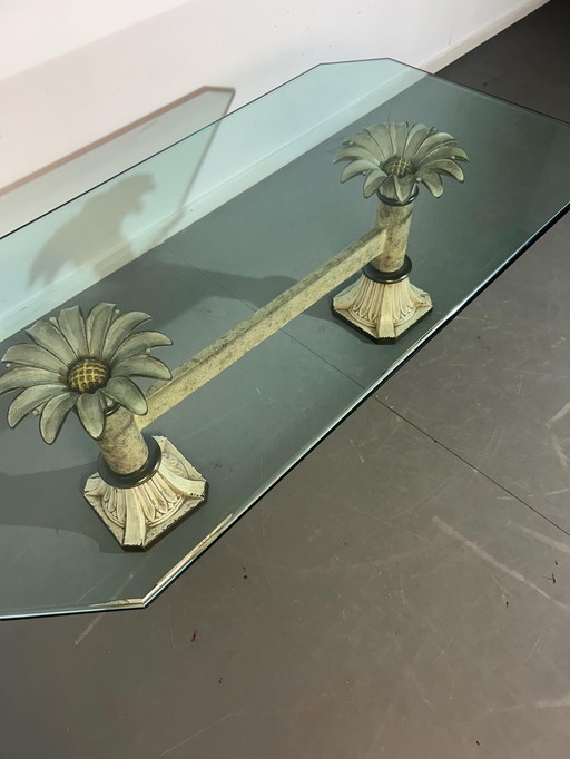 Casting cement coffee table