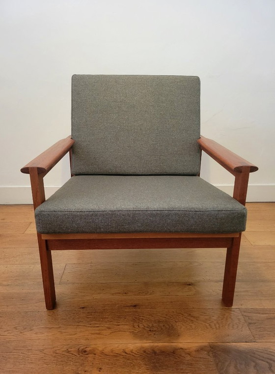 Image 1 of Poltrona vintage Capella di Illum Wikkelsø per Niels Eilersen