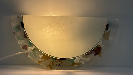 Image 1 of Vetro Artistico Arte Muranese Murano glass lamp set