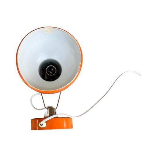 Oranje wandlamp, ontworpen door J. Hurka, Lidokov, Tsjecho-Slowakije, jaren 1960.