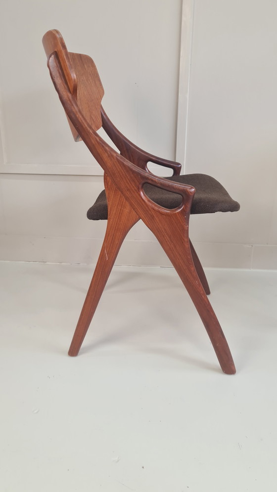 Image 1 of Danish Dining Chairs by Hovmand Olsen for Mogens Kold, 1960s