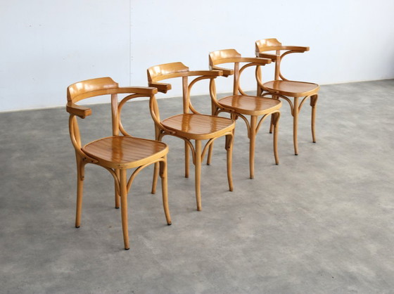 Image 1 of 4x vintage dining room chairs