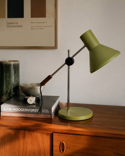 Lámpara de escritorio Anvia Almelo vintage de los años 60 J.J.M. Hoogervorst