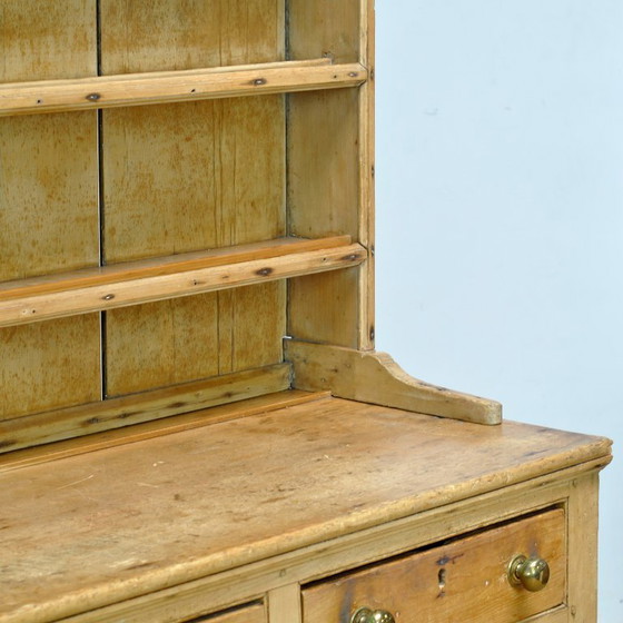 Grenenhouten buffetkast, circa 1850 – Kasten, Wood, Brass, Vintage (photo 9 of 14)