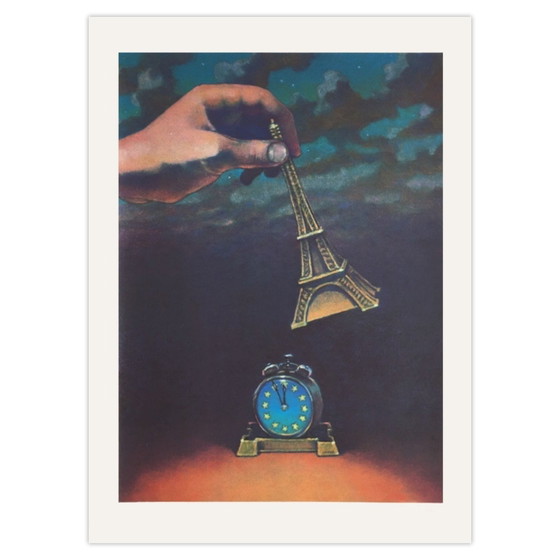 Image 1 of Miles HYMAN Paris Capitale Siebdruck