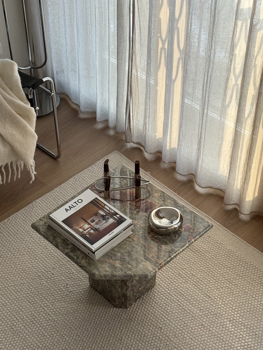 Vintage marble coffee table, Italy 1970