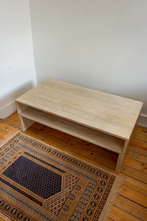 Image 1 of Travertin koffietafel