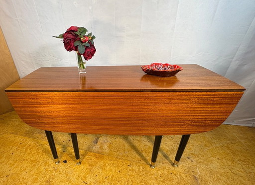 Mid Century Retro Vintage Teak & Tola Extending fold out Dining Table by G-Plan – Librenza Range Circa 1950