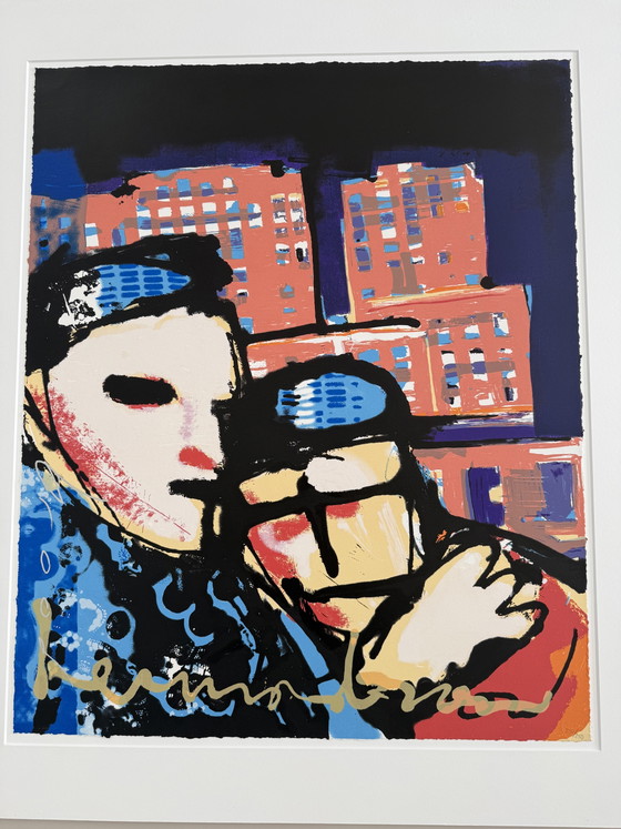 Image 1 of Zeefdruk Herman Brood “City Love”