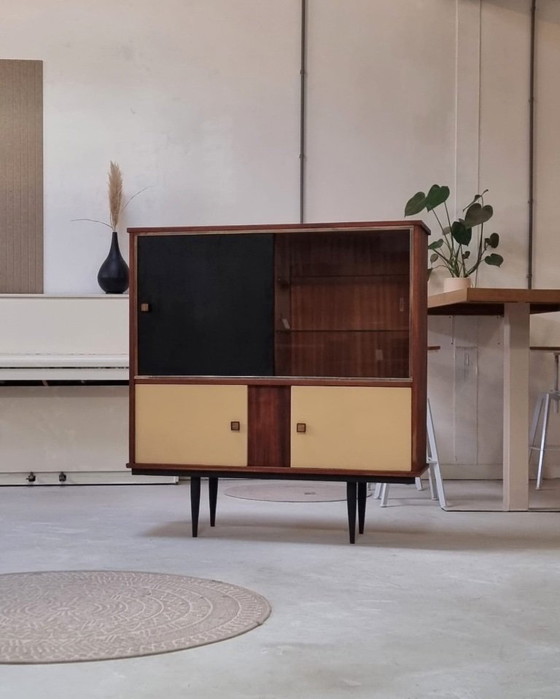 Mid Century vitrinekast – Vitrinekasten, Wood (photo 24 of 24)