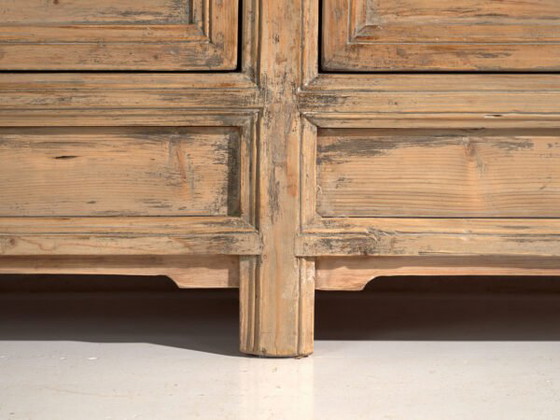 Antique sideboard in pine wood – China, circa 1930 – Iron (photo 36 of 40)