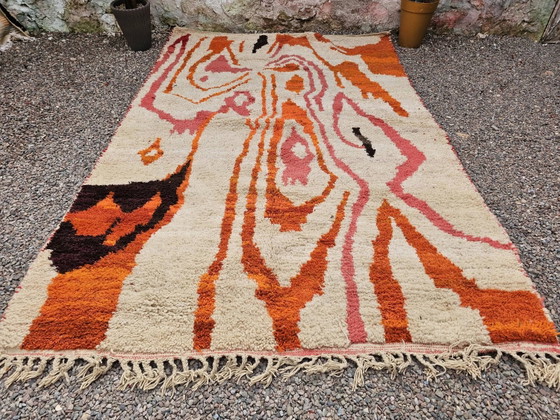 Alfombra de lana hecha a mano de Marruecos 3 x 2 m – Wool (photo 10 of 10)
