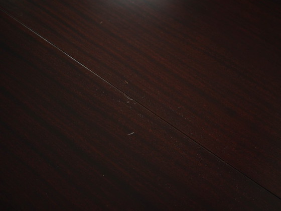 Image 1 of Round mahogany table, Danish design, 1970s, manufactured in Denmark