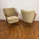Set of 2 Vintage Cocktail Club Chairs, 1960s