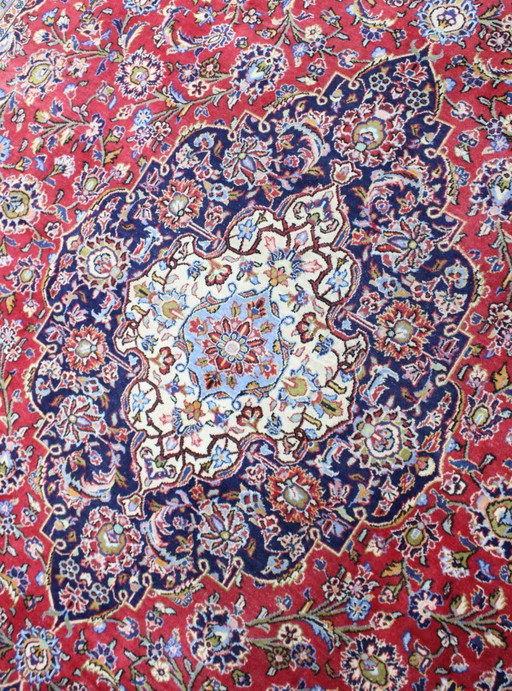  Hand-knotted Persian carpet Keshan 360x249