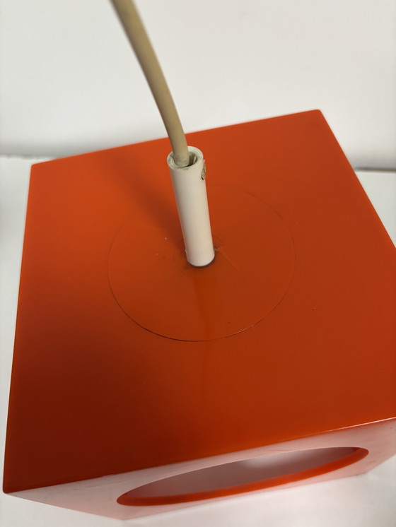 Image 1 of Suspension allemande style Spoutnik, années 70, style Mid-Century, en verre, par Richard Essig