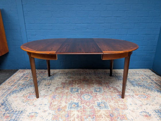 Image 1 of Tavolo da pranzo allungabile vintage, palissandro, anni '60
