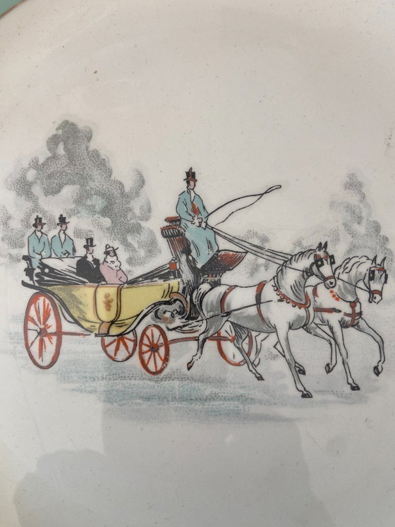 Image 1 of 2 piatti da torta in ceramica di St Amand