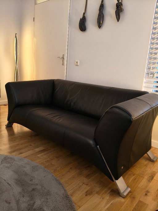 2 leren bankstellen Rolf Benz