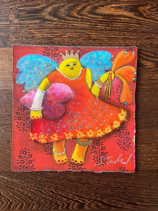 Signed Work in Mixed Media Sabine Tuchel