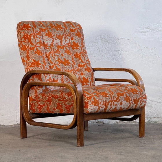 Image 1 of Een paar Debreceni fauteuils in art-decostijl, 1960