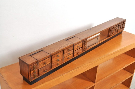 Vetrina da Banco Antica in Rovere, Anni '10 – Vetrine, Wood, Vintage (photo 7 of 16)