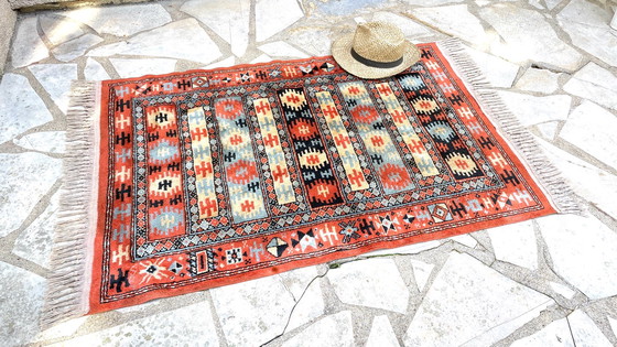 Image 1 of Vintage silk and cotton rugs