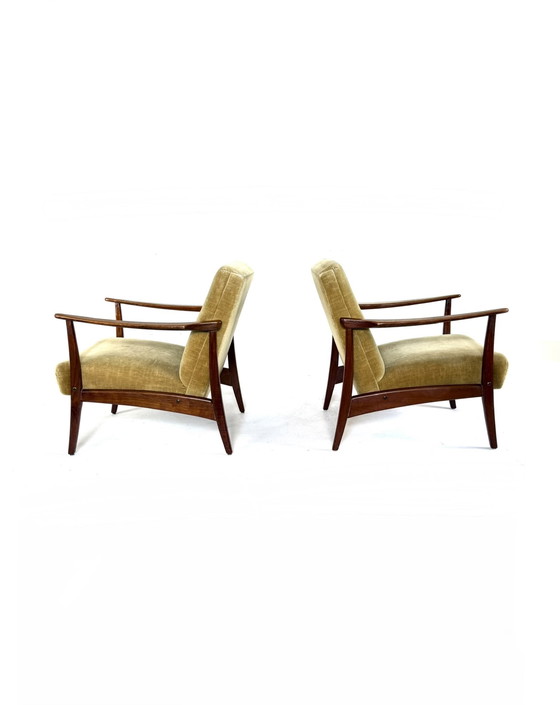 Image 1 of Set di 2 poltrone danesi vintage anni '60