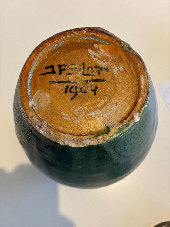 Image 1 of Plate, vase, cups, bowls by Frans Slot (1964)