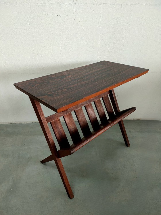 Image 1 of Vintage 1950s/60s book table side table magazine table (Van Teeffelen style)