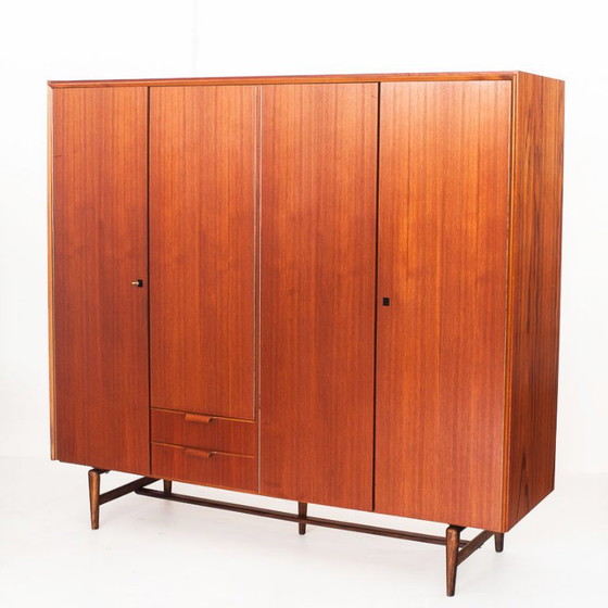 Vintage Scandinavische/Mid Century kledingkast van teakhout, Frankrijk, jaren 60 – Kledingkasten, Wood (photo 2 of 18)