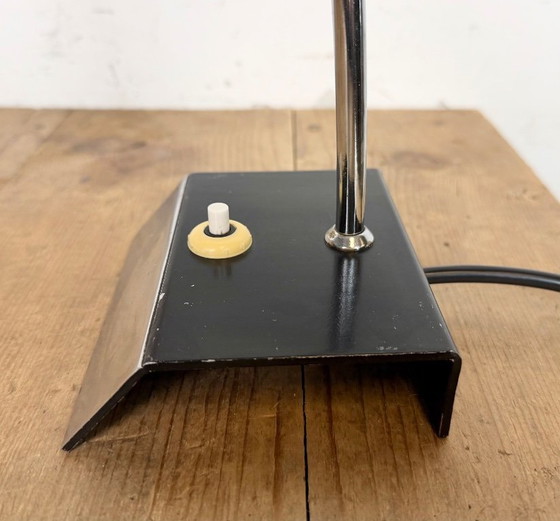 Image 1 of Lampada da tavolo vintage nera di Josef Hůrka per Napako, anni '60