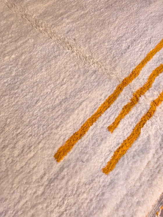 Image 1 of Beni Ourain Teppich in Creme & Senfgelb, 274 x 158 cm