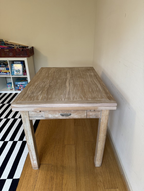 Image 1 of tavolo da pranzo in faggio massello