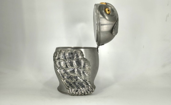 Image 1 of Owl shaped ice bucket Made In Italy 1960s