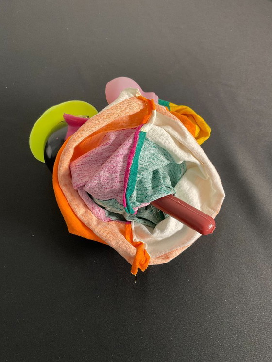 Image 1 of Pair of Vintage Boxing Hand Puppets Asian Man and Clown