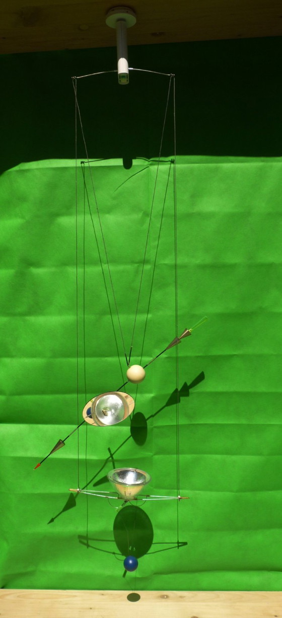 Ilo Ilu Pendant Lamp by Ingo Maurer – Ceiling lights, Metal, Vintage (photo 4 of 11)